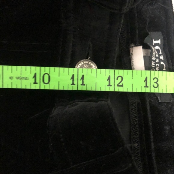 Womens Black Velvet Pants. Size 8. Waist 29”. Breast Cancer Fundraiser - Picture 7 of 10